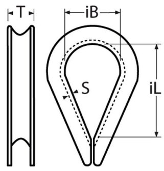 RVS puntkous 3mm