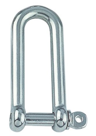 RVS D-sluiting 5mm lang