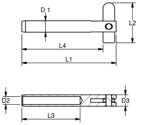 Dropnose terminal 5mm